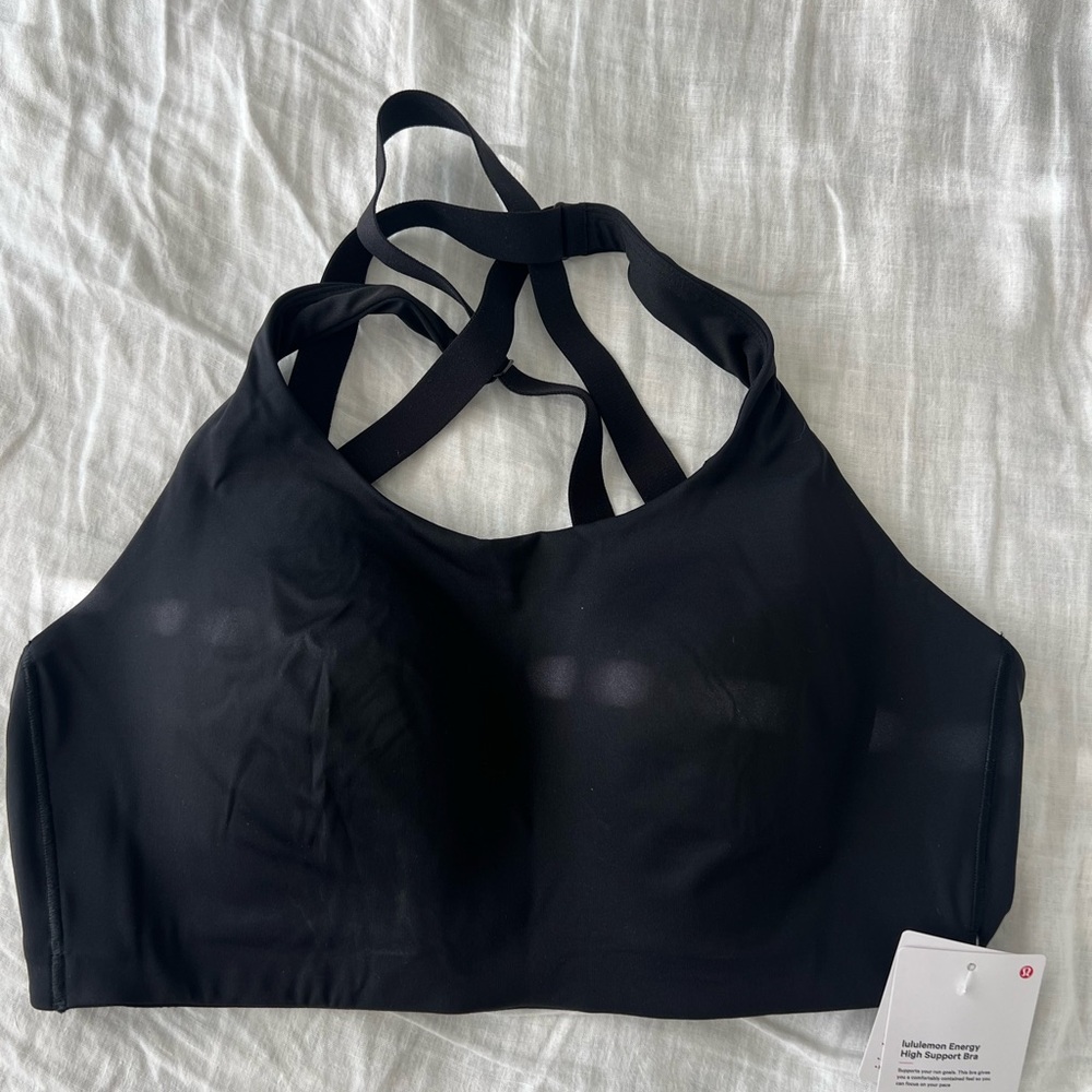 lululemon athletica Black energy Sports Bra
